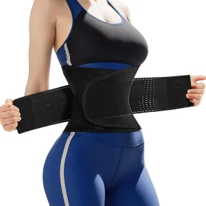 Back Brace for Lower Back Pain Relief, Breathable Lumbar Support Belt for Women & Men, Waist Support Belt with 6 Stays for Work Fitness