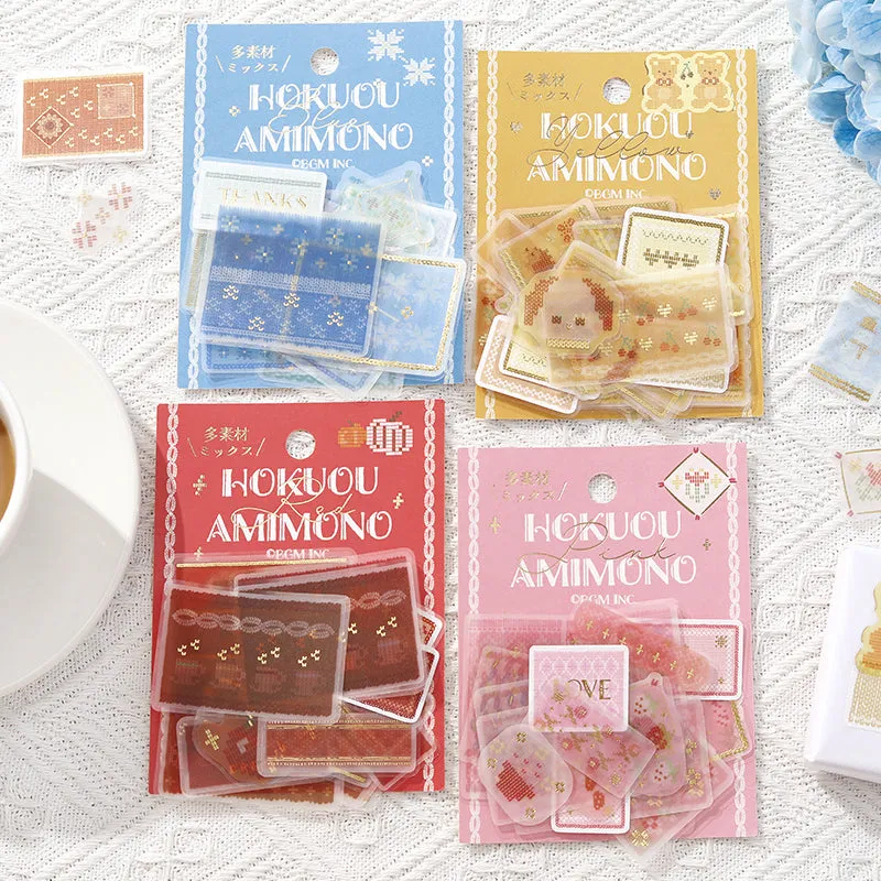 BGM Tracing Paper Seal: Nordic Knitting - Yellow