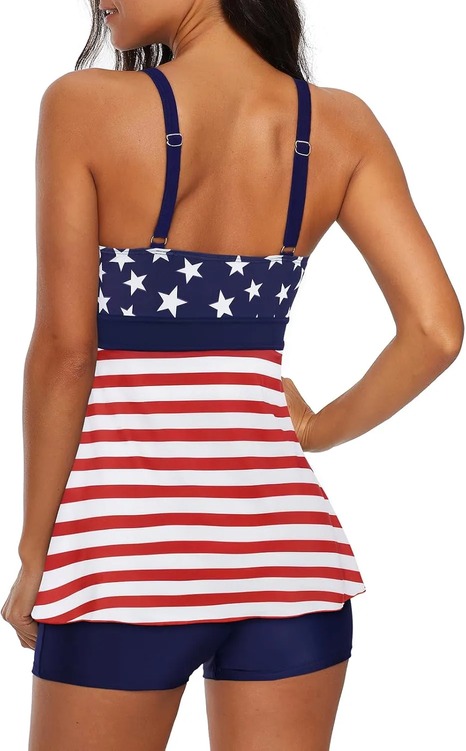 Century Star Tummy Control Tankini Swimsuits for Women 2025 Bathing Suit Two Piece Tankini Tops with Shorts Swimwear