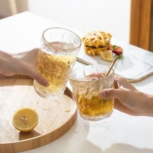 Crinkle Glass Mugs
