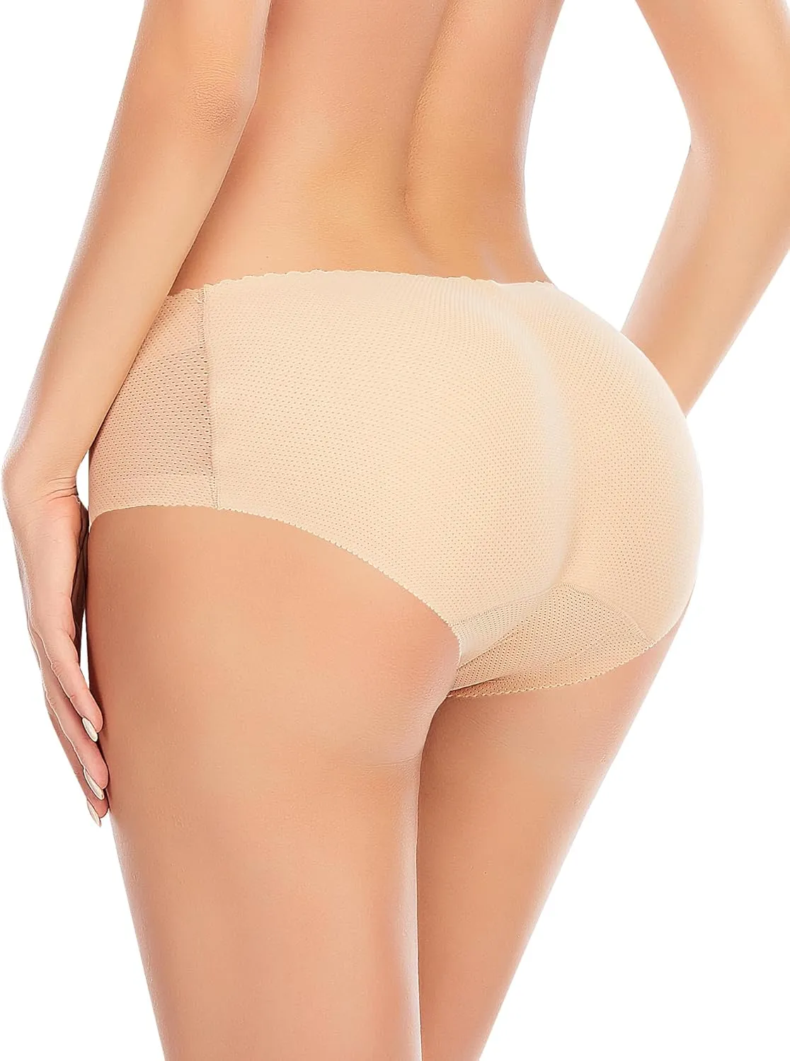 DERCA Butt Lifter Panties Padded Underwear for Women Seamless Booty Pads Hip Enhancer Panty