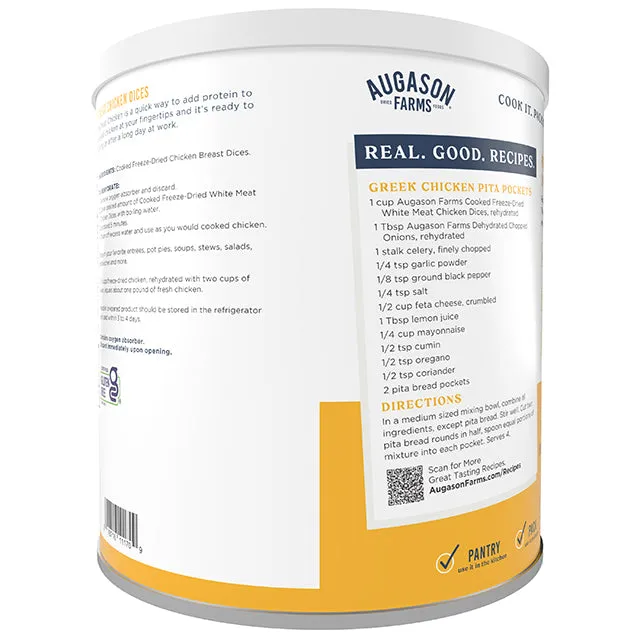 Freeze-Dried White Meat Chicken