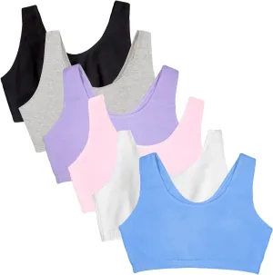 Fruit of the Loom Women's Built Up Tank Style Sports Bra Value Pack