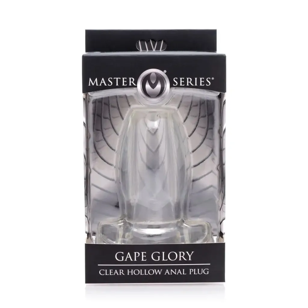 Gape Glory Clear Hollow Anal Plug
