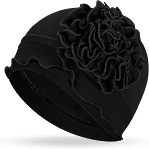 Geyoga Cotton Beanie Turban Headwear for Women Soft Chemo Hats Cancer Elastic Headwear for Women with Hair Loss