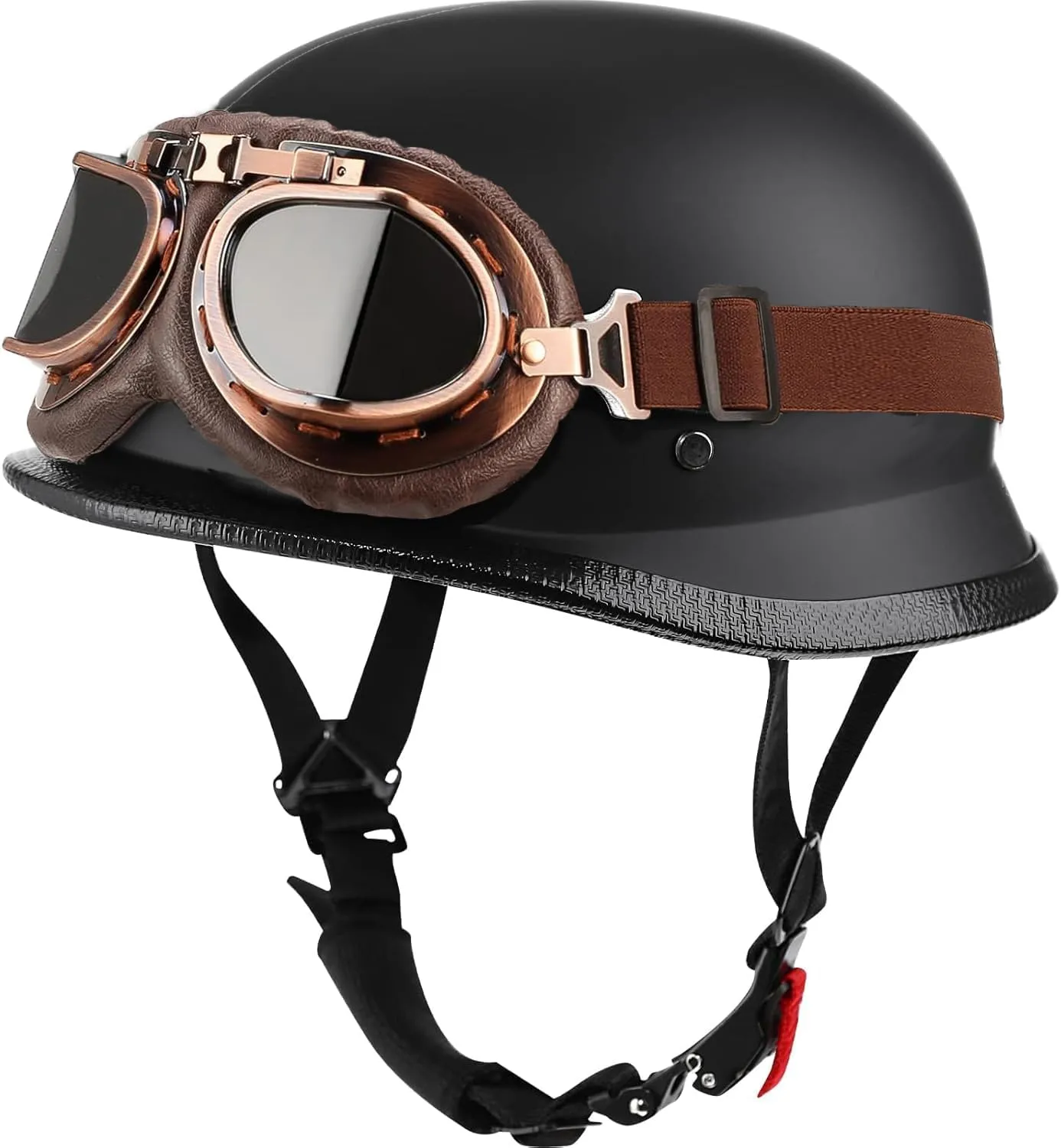 Half Bikes Motorcycle Helmet Halfs Shell Helmet German Style Motorcycles Helmets for Chopper Cruiser Bike