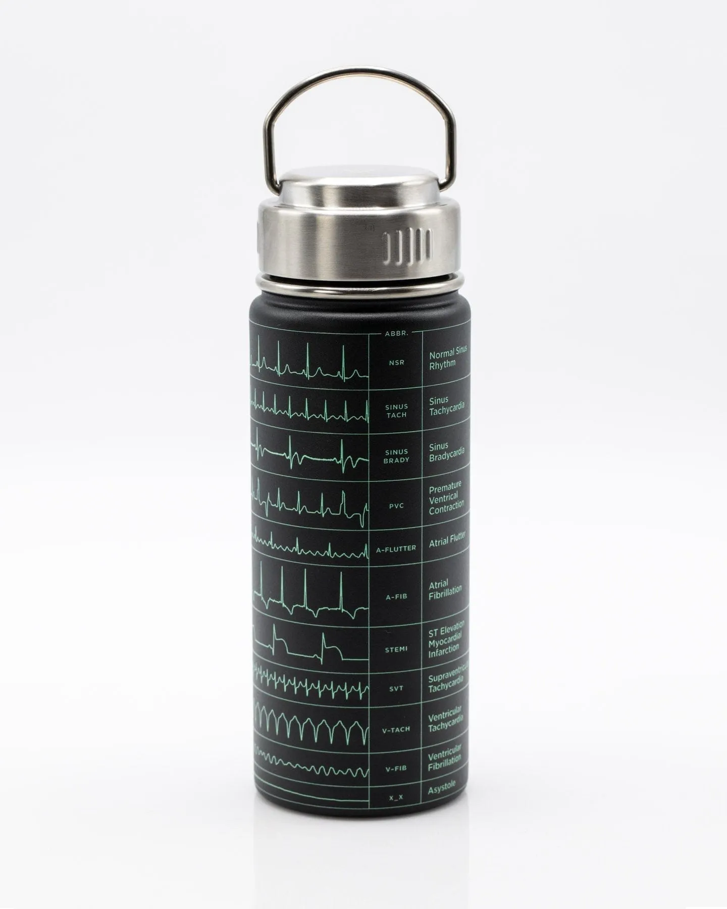 Heartbeat 18 oz Steel Bottle