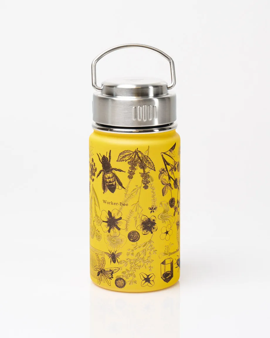 Honey Bee 12 oz Steel Bottle