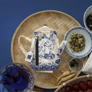 Lorikeet Blue Tea Pot Coin Pouch