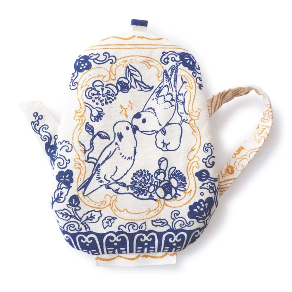 Lorikeet Blue Tea Pot Coin Pouch