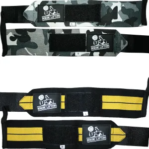 Nordic Lifting Wrist Wraps (2 Pairs/4 Wraps) 14" for Weightlifting | Cross Training | Powerlifting - for Women & Men - Improve Hand Strength & Support During Weight Lifting 1 Year Warranty
