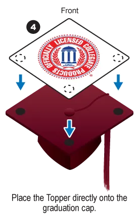 Over 9000 Grad Cap Tassel Topper