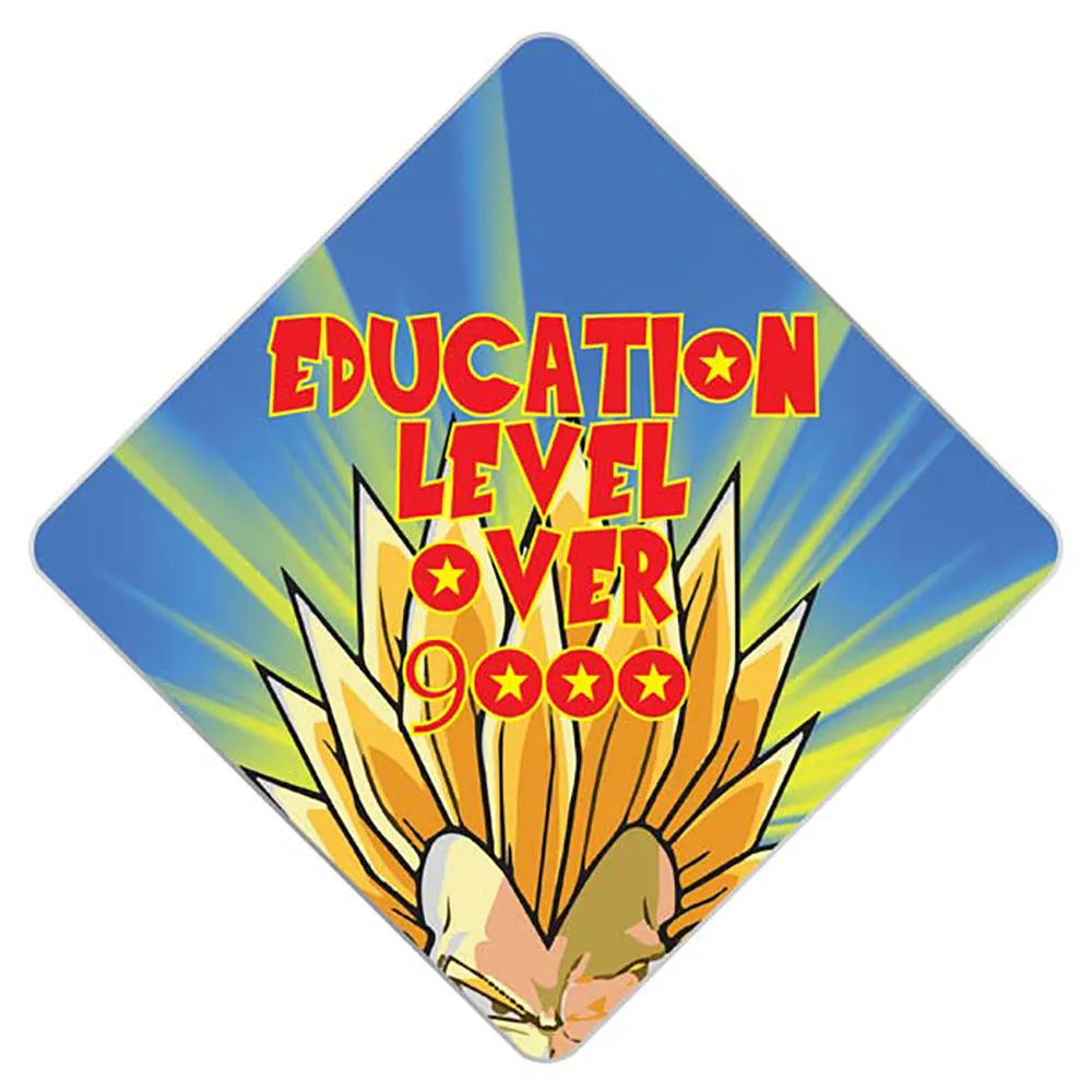 Over 9000 Grad Cap Tassel Topper