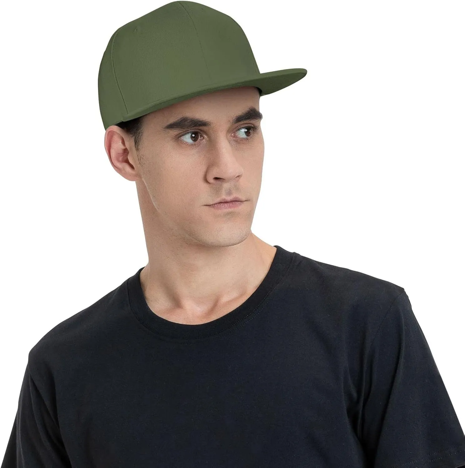Snapback Hats for Men Women Custom Hat Flat Bill Baseball Cap Personalized Text Image Logo