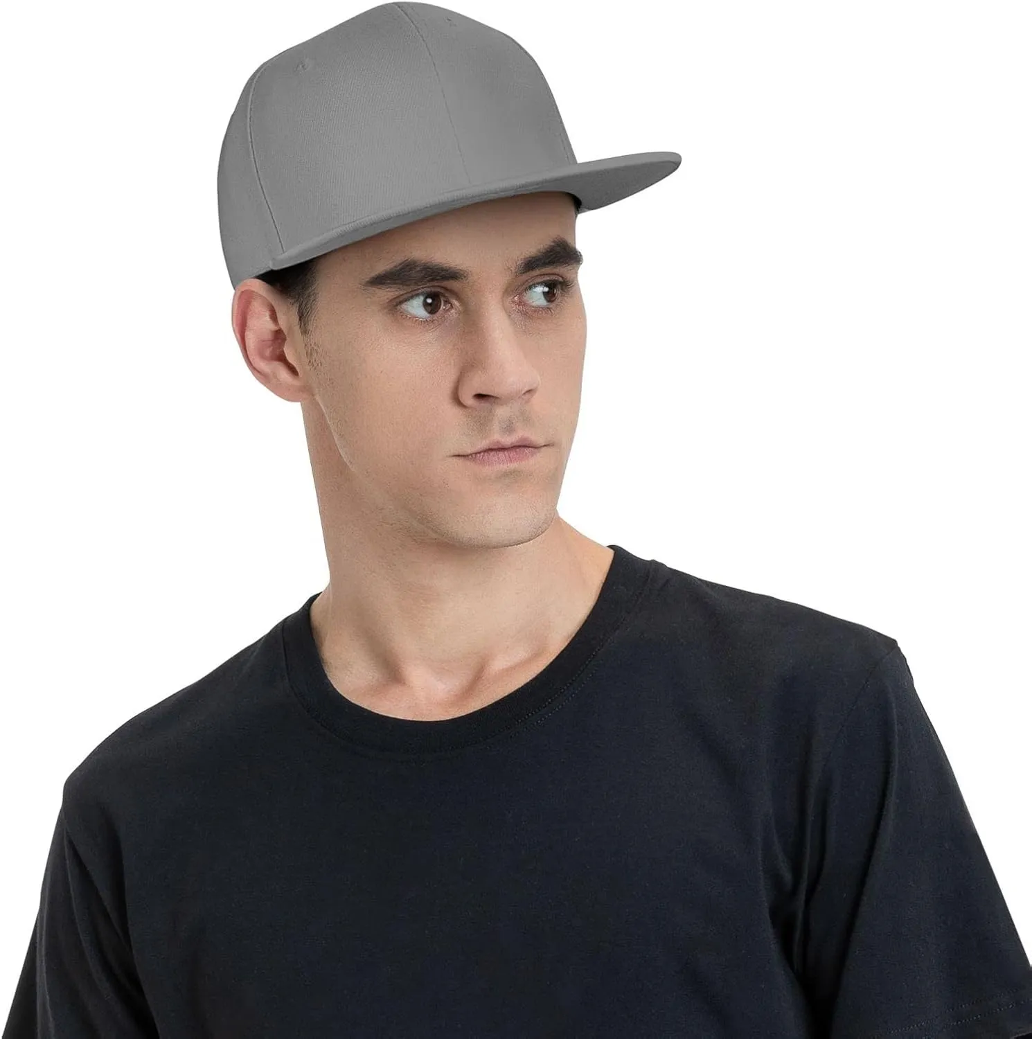 Snapback Hats for Men Women Custom Hat Flat Bill Baseball Cap Personalized Text Image Logo