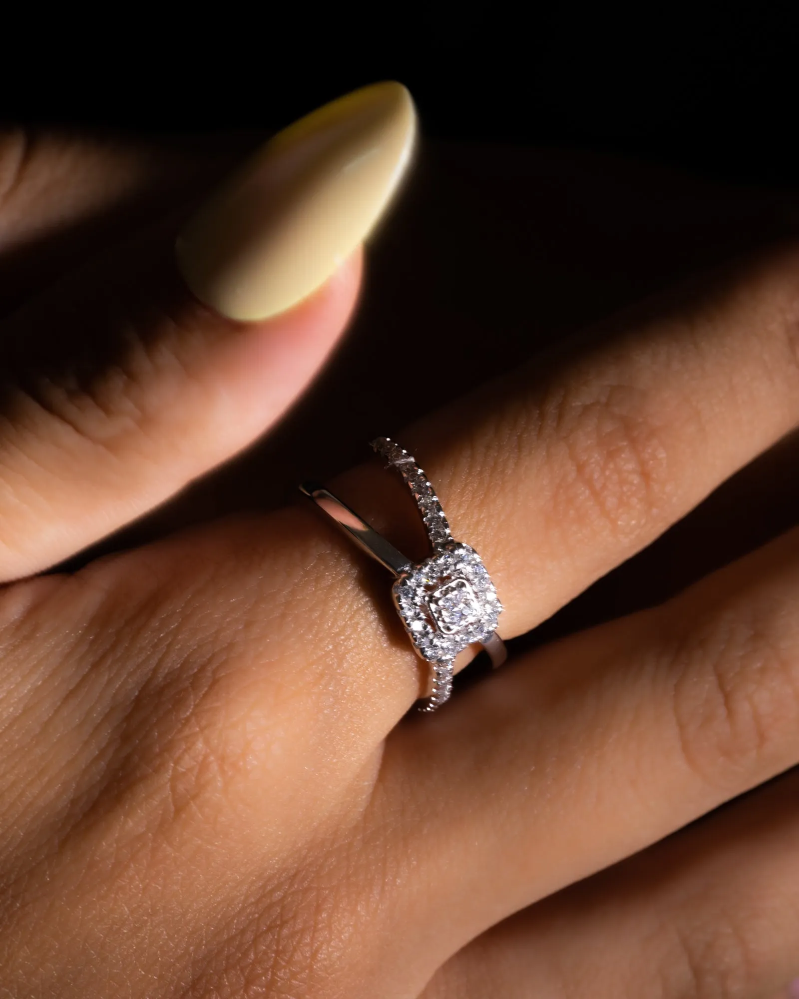 Square Zircon Double Layer R