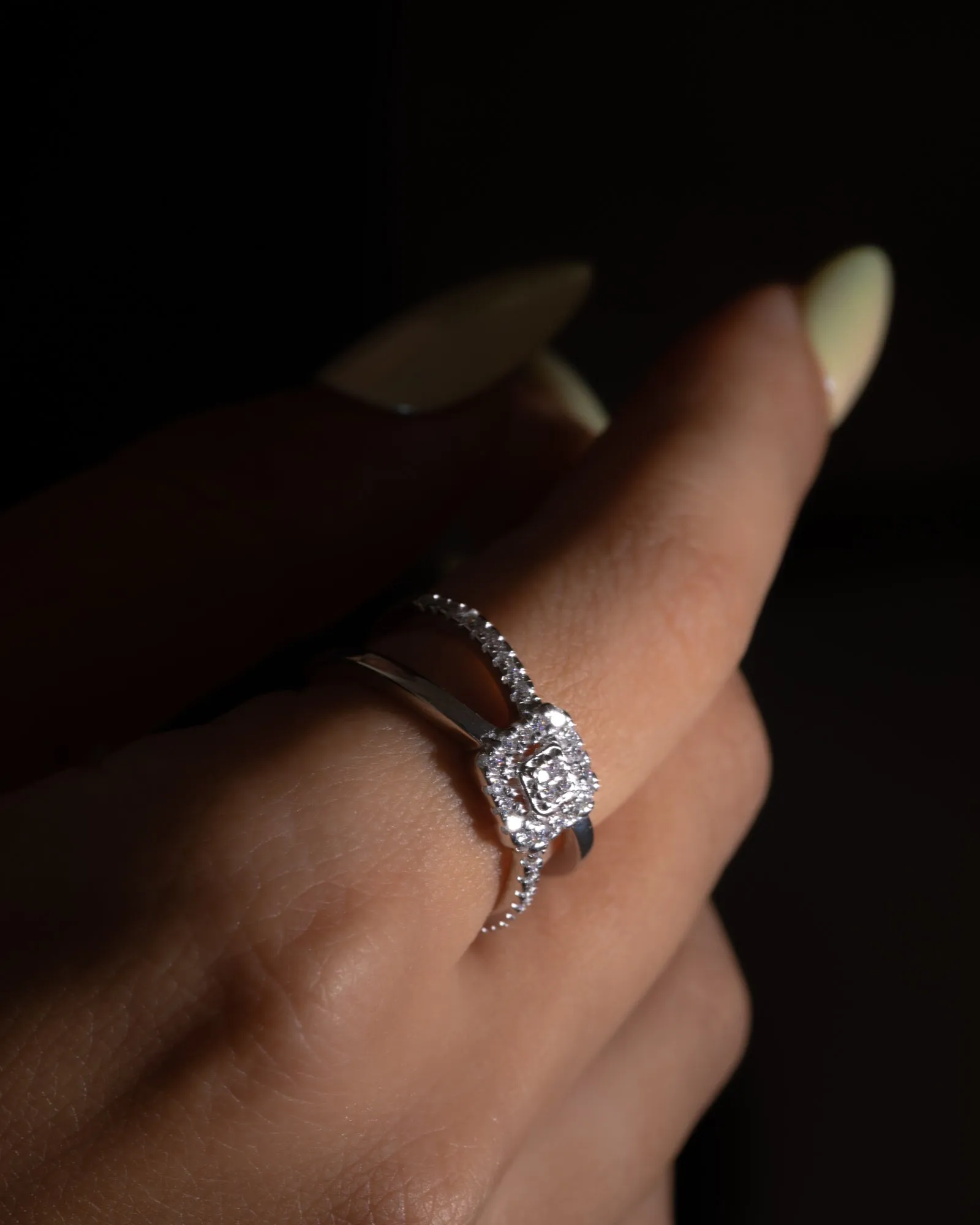 Square Zircon Double Layer R