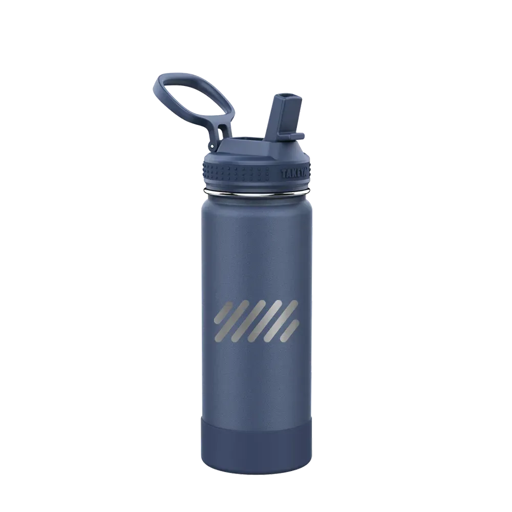 Takeya 18 oz Actives Water Bottle With Straw Lid