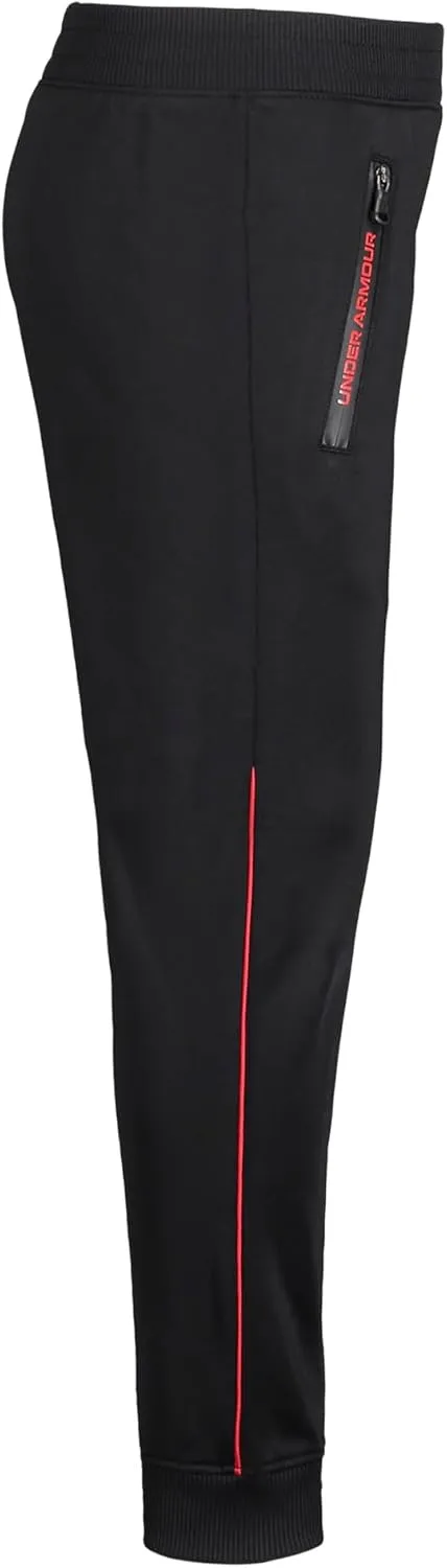 Under Armour Boys' Pennant Tapered Track Pants, Jogger Style Sweatpants with Zipper Pockets